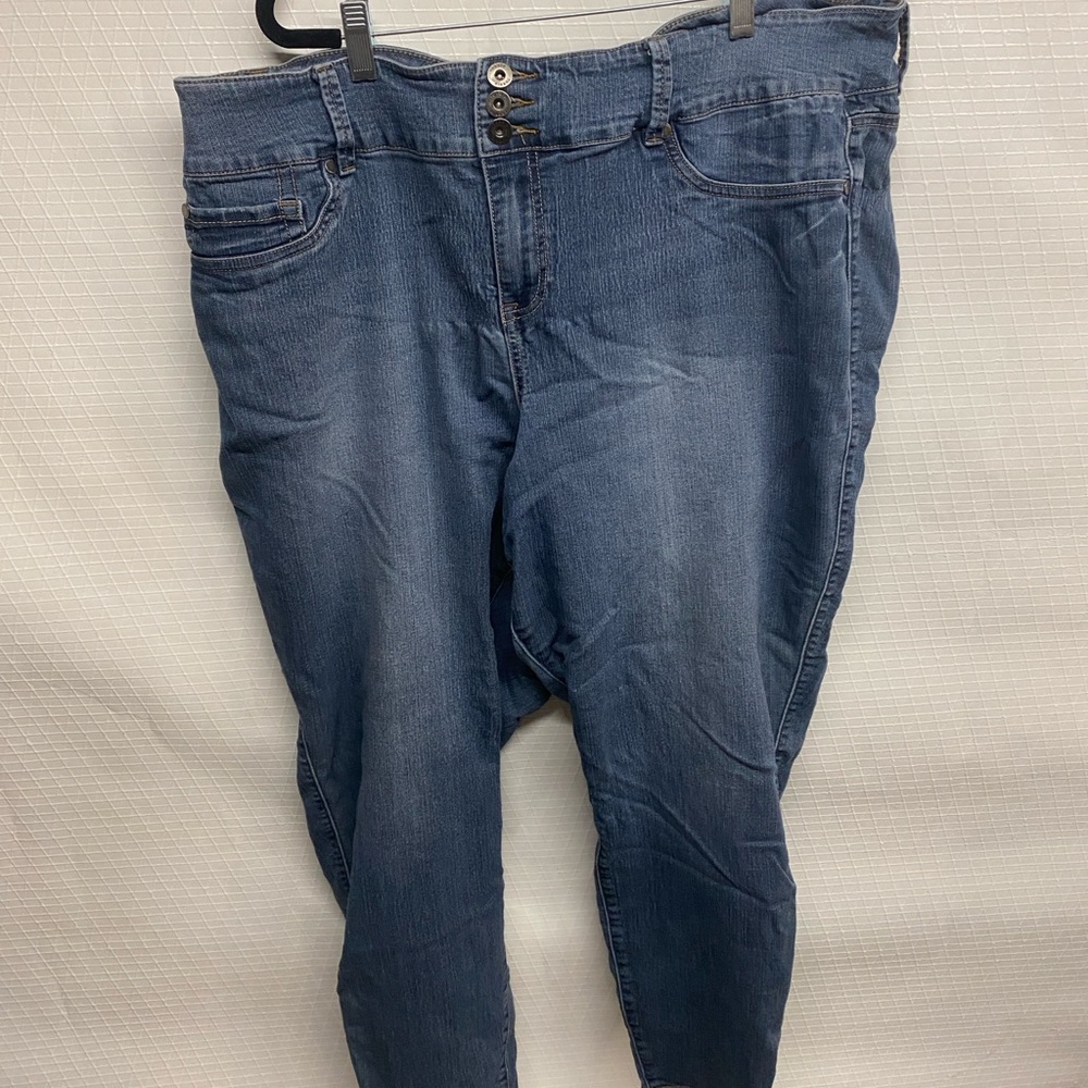 Torrid Dark Blue Skinny Jeans
